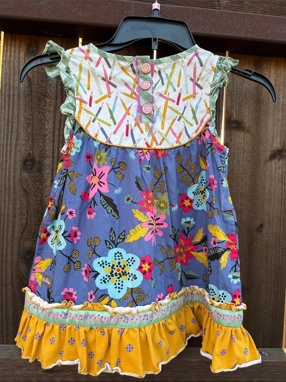Matilda Jane Floral top in Purple, Pink, Yellow and Mint